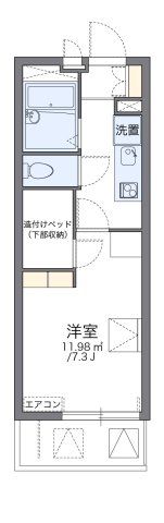 レオパレス松山インターⅡの間取り画像