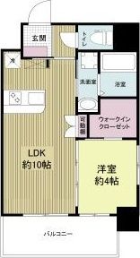 サムティ江坂JuReveの間取り画像