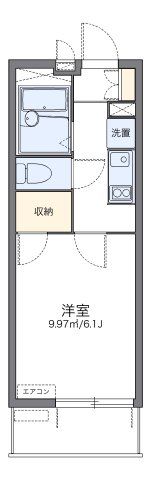 レオパレスシャローム津田沼の間取り画像