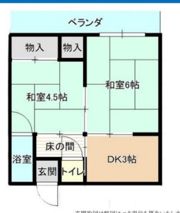小西第一住宅豊中市長興寺北の間取り画像