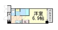 ウインズコート豊中曽根東の間取り画像