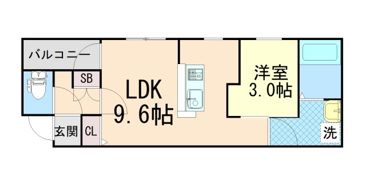 ルッソ豊中蛍池の間取り画像