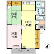 シャトー小林 A棟の間取り画像