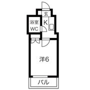 メゾンダイアナイン皆実の間取り画像