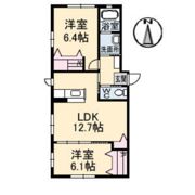クレール大町東の間取り画像