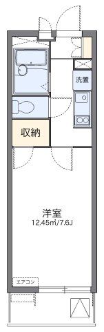 レオパレスムーンライトスクエアの間取り画像