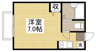コーポユーカリの間取り画像