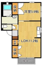 アコールIの間取り画像