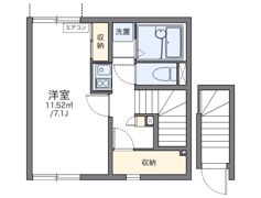 レオネクストアーミリージュの間取り画像