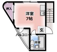 コスモ八坂ハイツの間取り画像