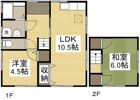 平野（丹原様）タウンハウス 東の間取り画像