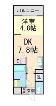 ガレリア大阪空港Ⅰの間取り画像