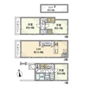 大久保戸建の間取り画像