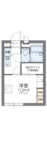レオパレスプランタン四番館の間取り画像