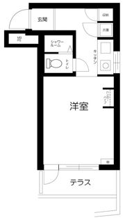 ラミアール都立大の間取り画像
