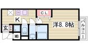 アヴニール松野の間取り画像