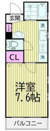 月村マンションNo.22（ツキムラマンションナンバーニジュウニ）の間取り画像