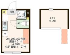 コンフォール板橋の間取り画像