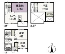 プリムラ Eの間取り画像