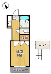 オアシス志井A棟の間取り画像