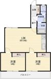 南分ハイツの間取り画像
