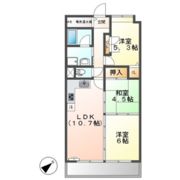 クリーンピア米子加茂町の間取り画像