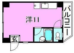 オックスフォードサーカス松山市駅IIの間取り画像