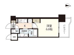 S－RESIDENCE国泰寺町一丁目の間取り画像