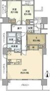 ブランズタワー香里園ロジュマンの間取り画像