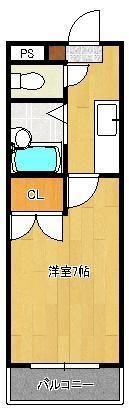 シャトレ穴生IIIの間取り画像