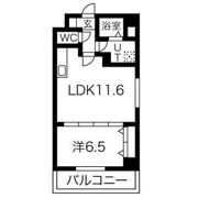 リバレイン江坂の間取り画像
