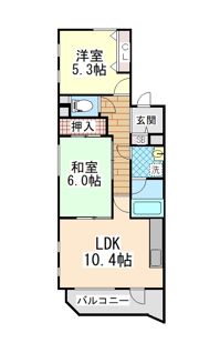 アゼリア六甲の間取り画像