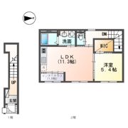 栗森2丁目新築アパートの間取り画像