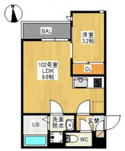 GRANDTIC 奥田の間取り画像
