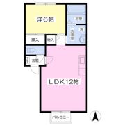 ハイツフルールの間取り画像