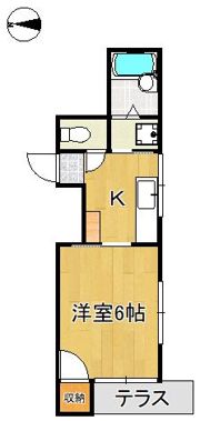 シャトレ菅原Iの間取り画像