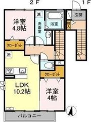 メゾン ド オランジュの間取り画像