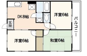 コーポ熊本の間取り画像