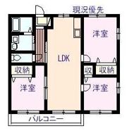 グランソレイユⅠの間取り画像