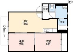 ブライトタウンIの間取り画像