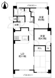 ランドール六甲の間取り画像