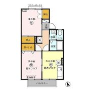 ソアニュー小山Aの間取り画像