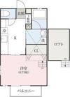 メイプルハイツK棟の間取り画像
