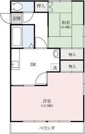 コーポ島田の間取り画像