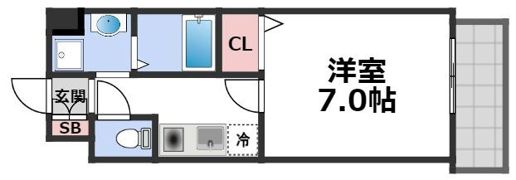 M´プラザ今里弐番館の間取り画像