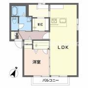レシェンテ D棟の間取り画像