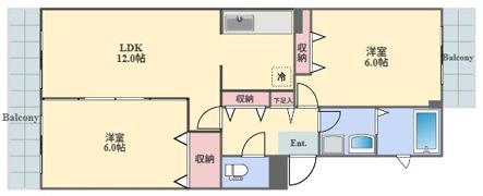 カサベルデ桜街道の間取り画像