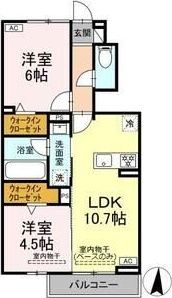 ルナメゾンの間取り画像