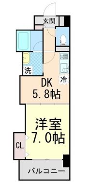 ルミナスビラ石橋の間取り画像