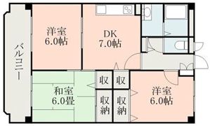 グランディール21の間取り画像